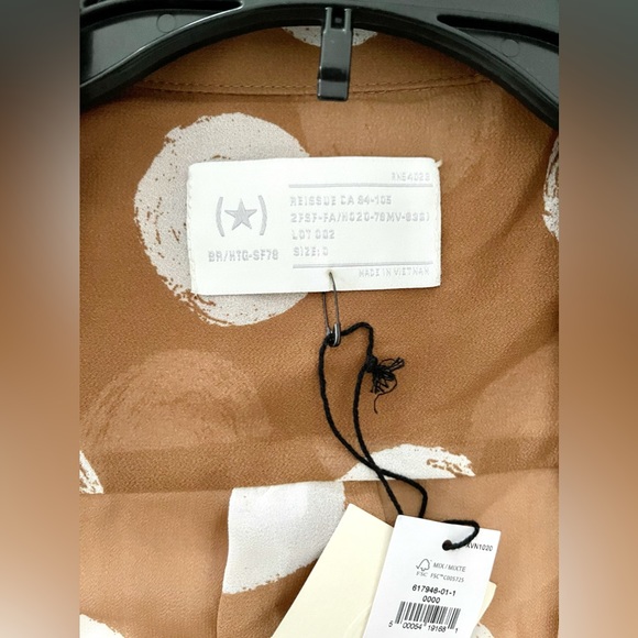 NEW Banana Republic Heritage woman’s maxi sheer shirt dress size 0 - Picture 6 of 6